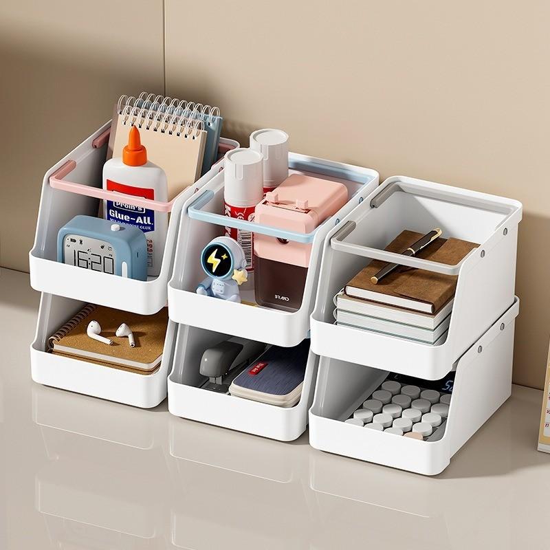 Multifunctional Plastic Storage Box, Space Saving, Ideal for Kitchen, Bathroom, Food Storage, Countertop, Cabinet Underneath, Easy Assembly