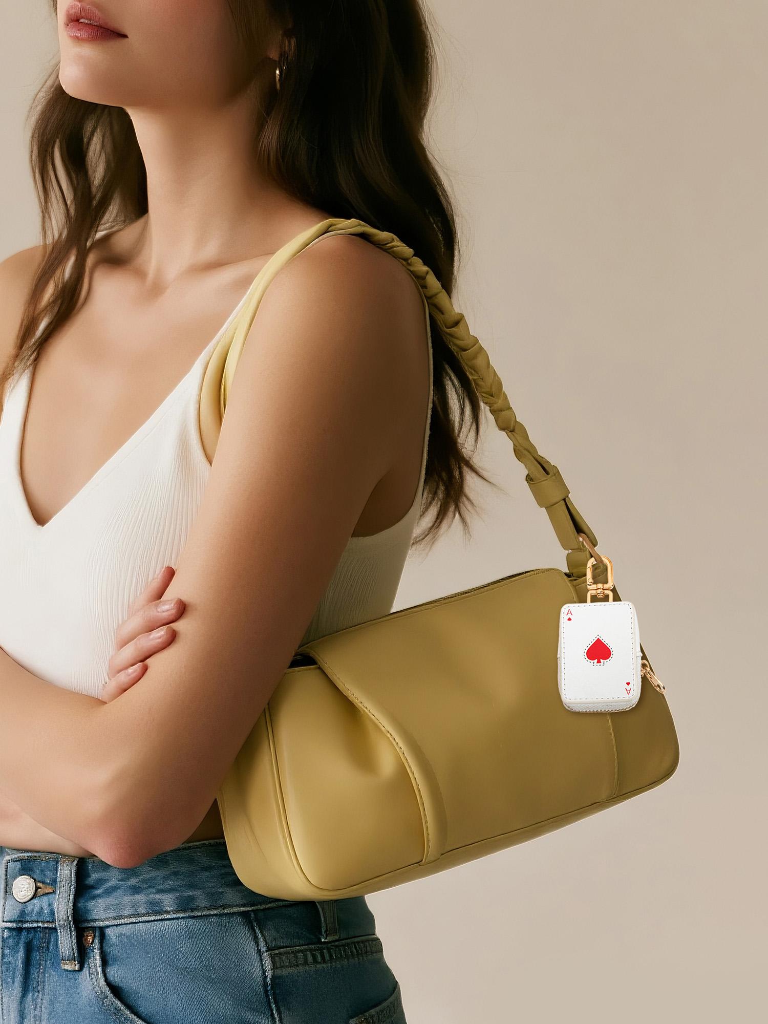 Lucky God Ace Charm, Charms for Bags, Mini Cute Bag Accessory, Fun Choice Jewelry, Unique Gift Idea for Various Occasions, Perfect Christmas & Valentine's Day Present, Bag Charm Keychain