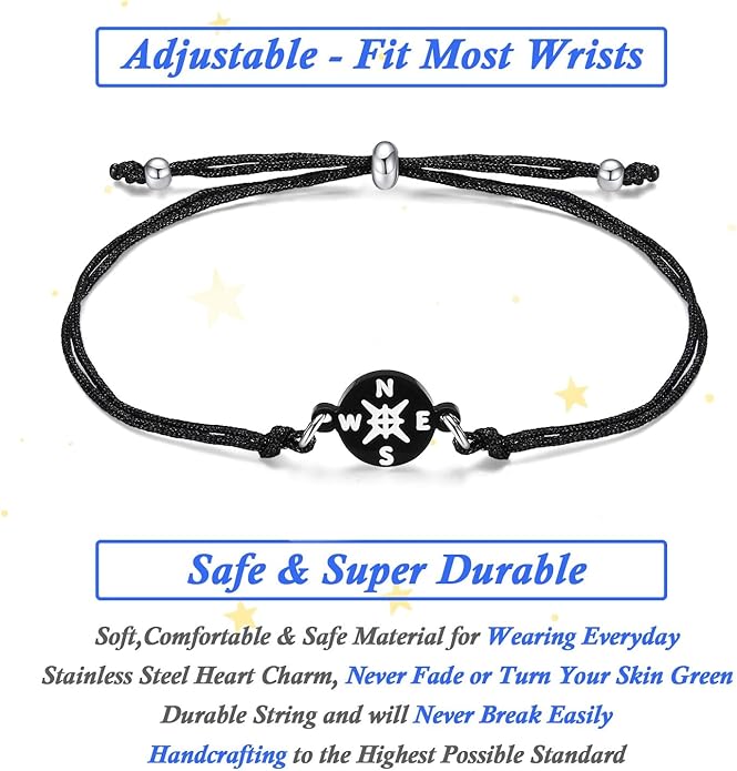 SAM & LORI Graduation Gifts for Her Him Kindergarten Class of 2026 Cool High School College Graduation Gift 5th 8th Grade Teen Girl Boy Bracelet Women Jewelry Cards Middle School Nurse Senior Daughter Student Adjustable Cuffs SAM & LORI Graduation Gifts for Her Him Kindergarten Class of 2026 Cool High School College Graduation Gift 5th 8th Grade Teen Girl Boy Bracelet Women Jewelry Cards Middle School Nurse Senior Daughter Student Adjustable Cuffs