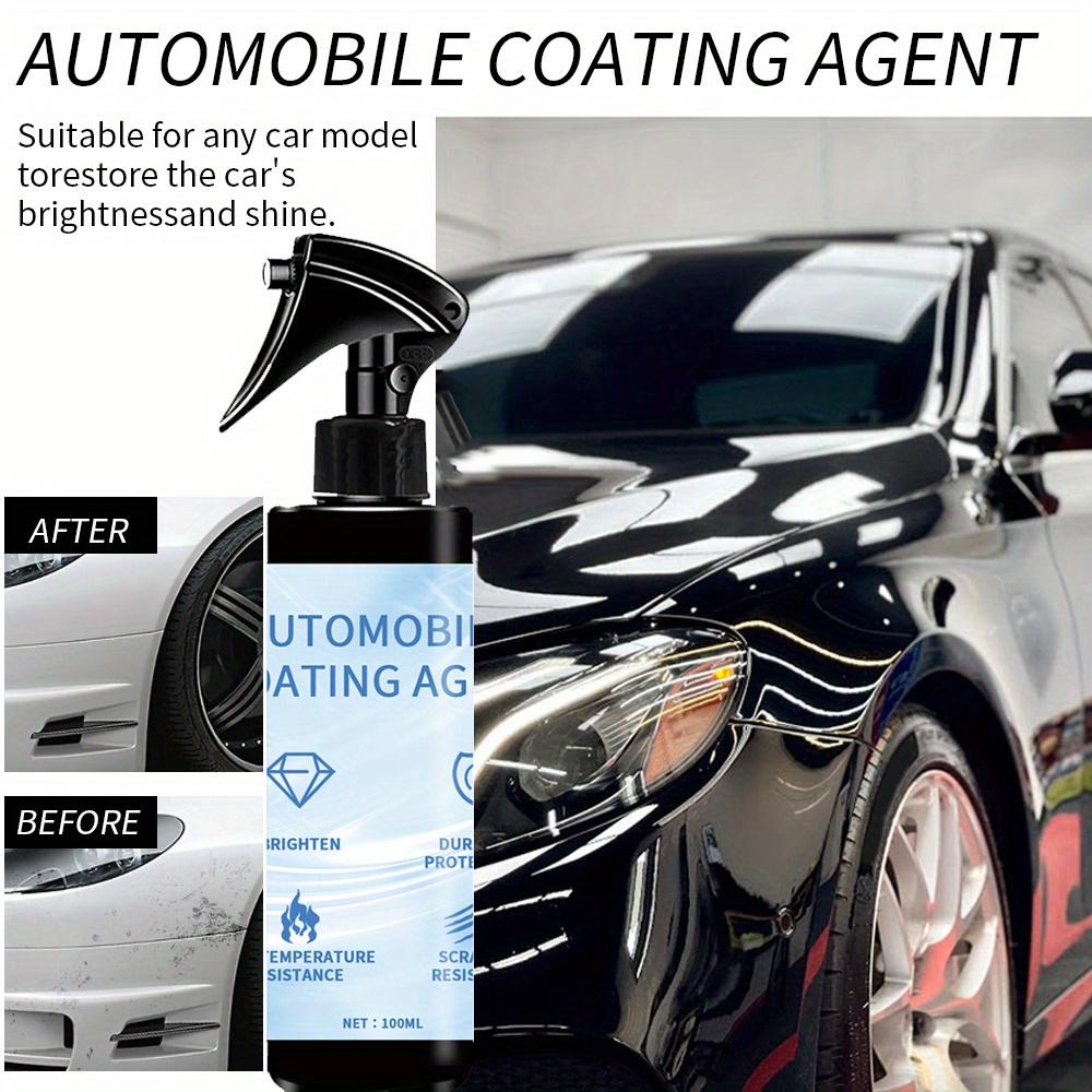 100ML Car Paint Coating Agent, High Gloss Brightening, Hydrophobic Waterproof, Scratch Resistant, UV Protection, Long-Lasting Defense