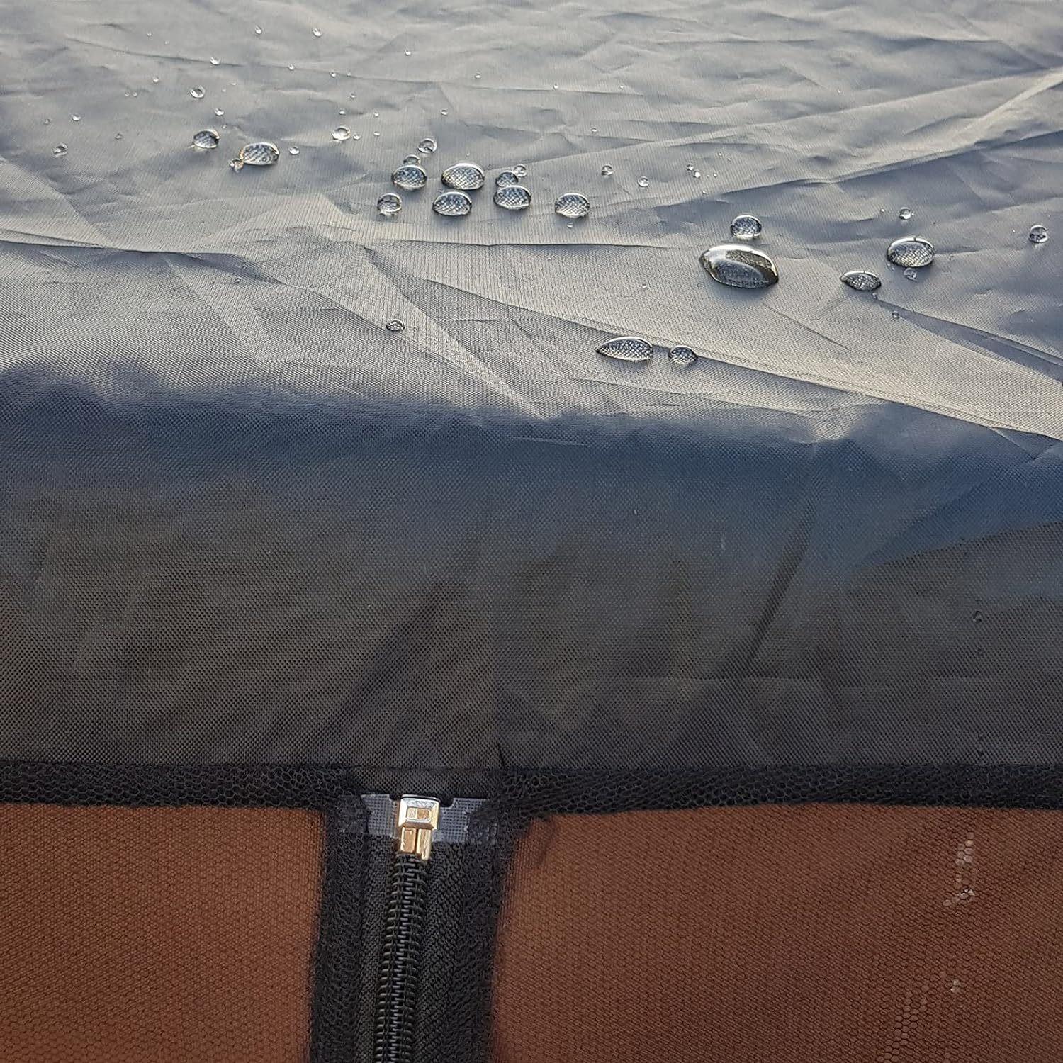 Outdoor Mosquito Net for Sunshade Chair Fishing Camping Waterproof Canopy with Zipper Insect Barrier Excluding Chair Body