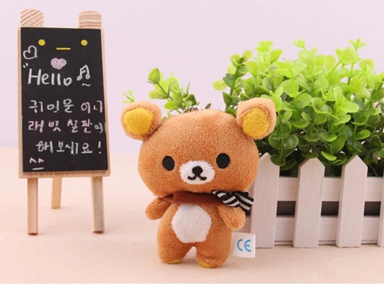 Anime Rilakkuma Cartoon Soft Plush Doll, Kawaii Unisex Room Decor, Classic Teddy Bear Toy, Christmas Gifts for Girls