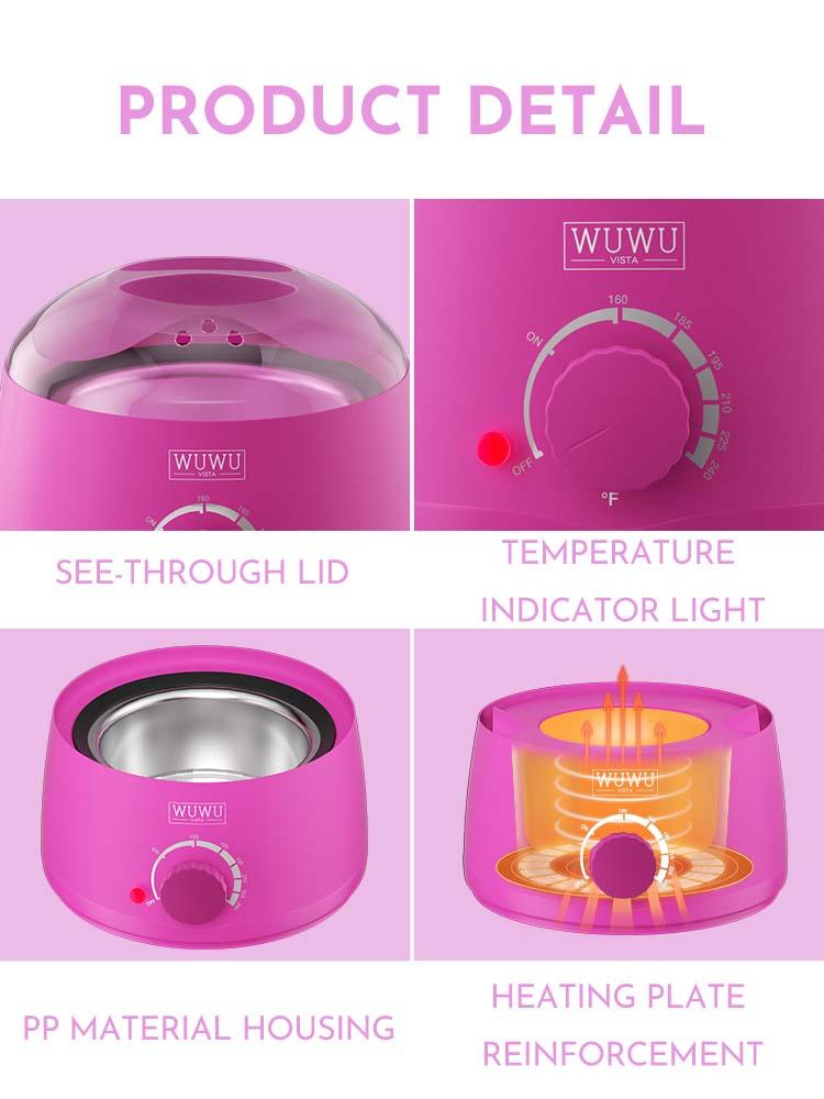 WUWUVISTA Waxing kit Hair Removal Hard Wax for Full Body/Face/Underarm/Bikini/Sensitive Skin for Women&Men(23 items)