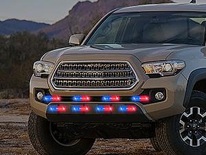 Nilight 8PCS Led Strobe Lights 12LED Red Blue  Light 12V 24V Surface Mount Flashing Warning Hazard Beacon Lights Ultra Slim Sync Feature Mini Grille for Cars Trucks Off Road Vehicles SUV  dealsforyoudays