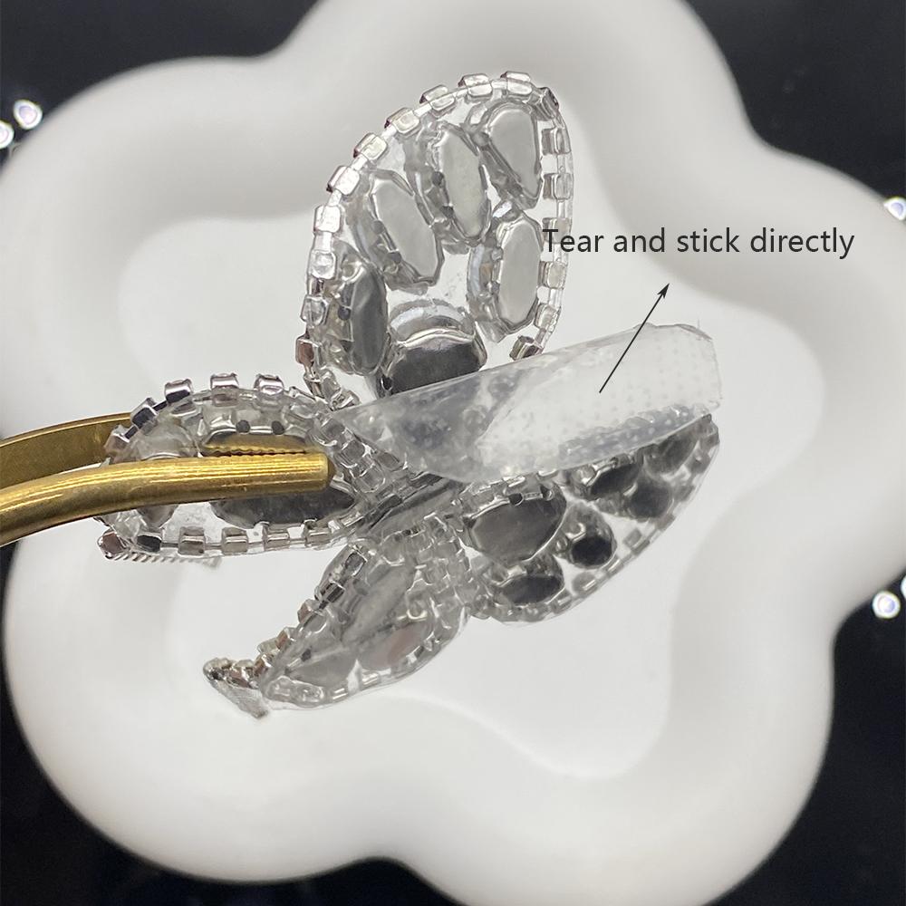 Water Drill Butterfly Patch DIY Decoration, Fashionable Accessory for Clothing, Shoes, Hats, Bags, Perfect for Customization