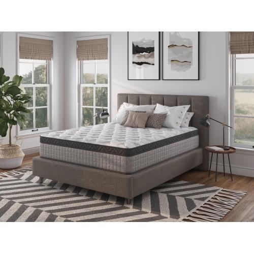[Bellawave] Twin /Full /Queen/King  Assembled in USA - High Quality10-12" Queen Diamond Innerspring Hybrid and Cooling Gel Memory Foam Mattress, Pressure Relief, and Motion Isolation, CertiPUR-US and Oeko TEX Certified