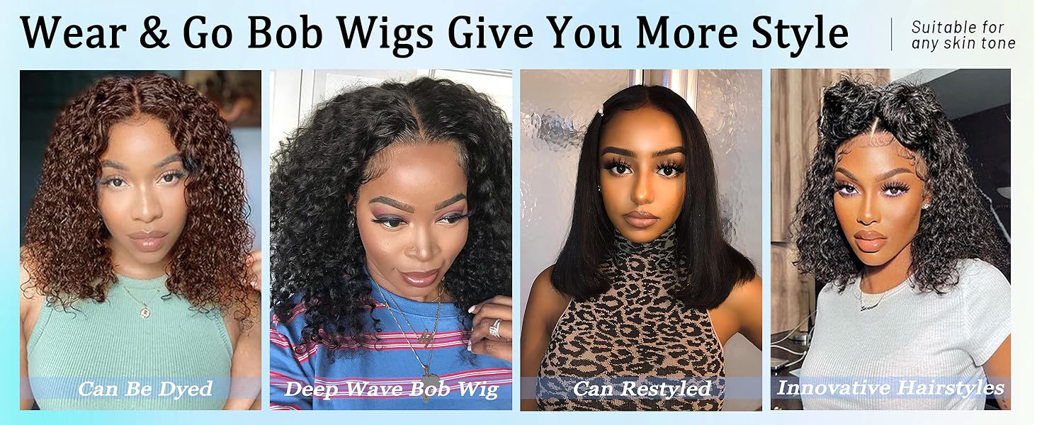 【MiuulaarHair】Wear and Go Glueless Kinky Curly 100% Human Hair wig  4X4 Pre Cut Lace Closure Pre Bleached knots Pre Plucked Natural Hairline  200 Density Natural Black Color Human Hair Wig For Black Women