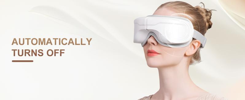 Eye Massager with Heat, Heated Eye Mask with Bluetooth Music, Face Massager, Mask for Migraine & Headache Relief, Improved Sleep, Birthday Gifts for Mom/Dad/Women/Men