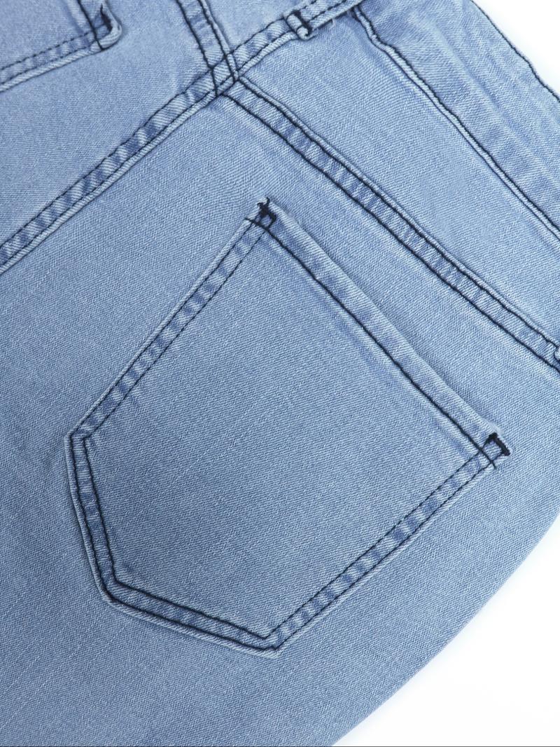 Women's High Waist Flare Jeans, Button Fly Casual Denim Jeans, Slim Fit Comfortable All Season Wear, Perfect for Daily Use