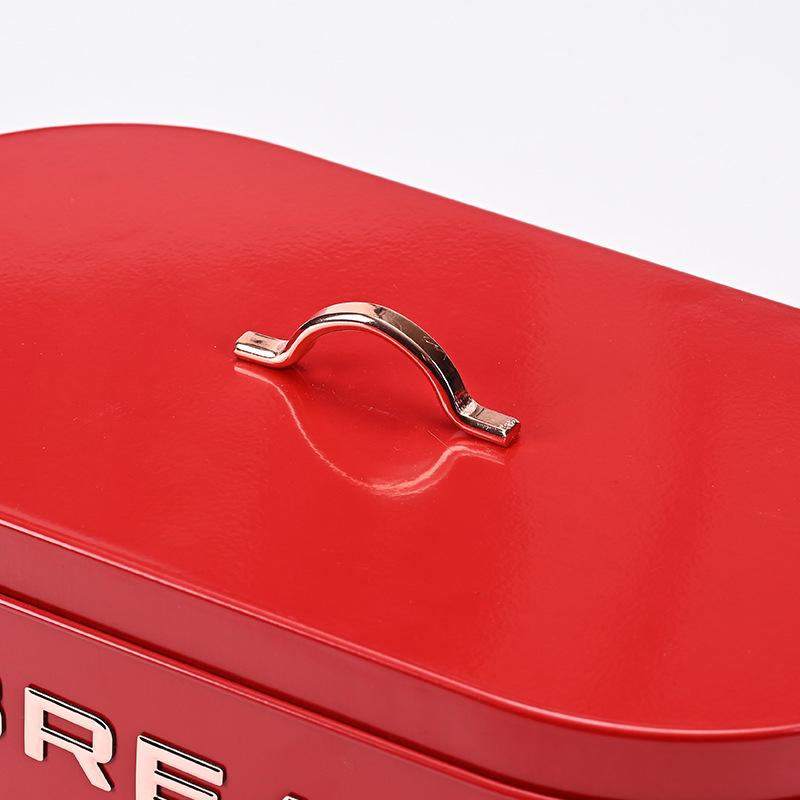 Modern Minimalist Bread Box Storage Container, Metal Sealed Candy Coffee Tea Canister, Cross-Border Wholesale Bread Storage Box