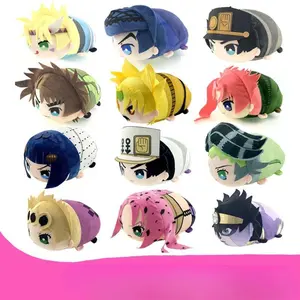 20cm JoJos Bizarre Adventure Plush Pillow Cushion Higashikata Josuke Giorno Giovanna Cosplay Stuffed Doll Anime Fans Toy