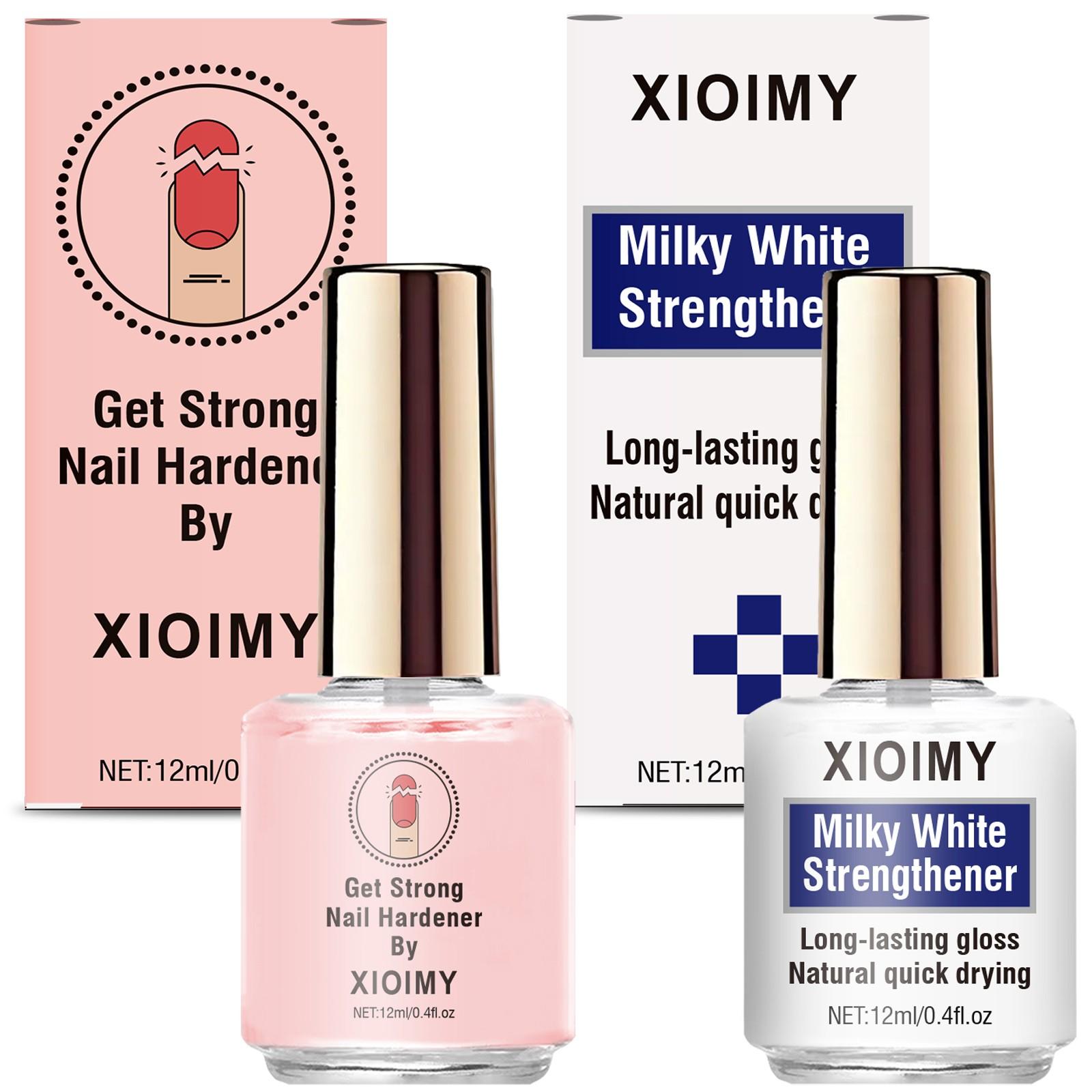 Natural & Milk Nail Strengthening Set, Decorative Natural Nails, Nutritious Healthy Nails, Long Lasting Shine, Thin Soft Brittle Nails