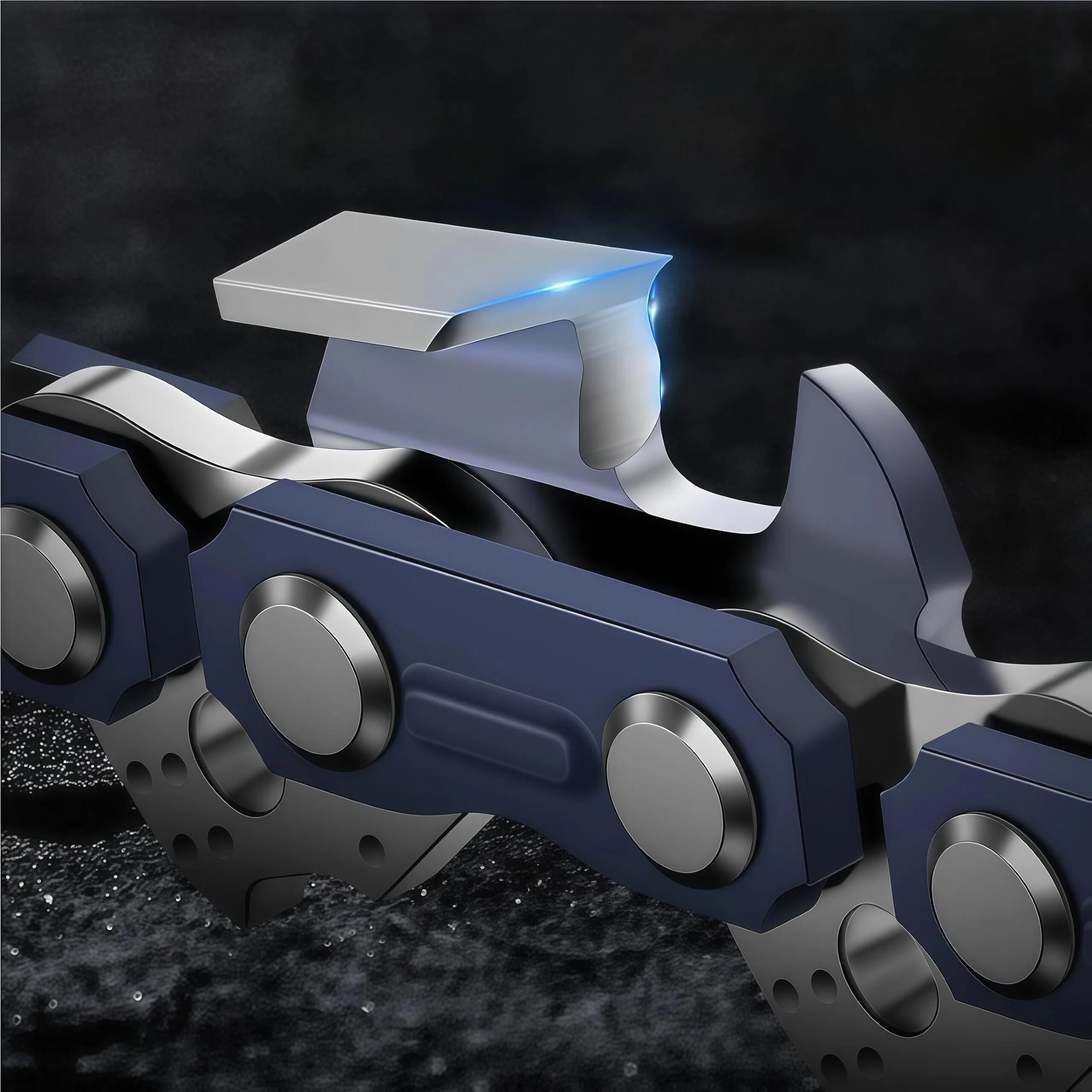 Mini Chainsaw Chain Replacement Part, Fits Electric Portable Chainsaws, Small Logging Saws, Pruning Saws, Sizes 4 Inches, 6 Inches, 8 Inches