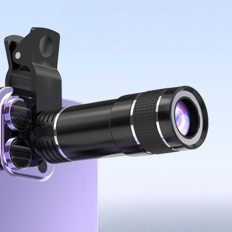 20x Zoom Phone Lens, Concert Photography Tool, External Telescope Camera, Music Festival Phone Lens, Long Range Shooting Accessory