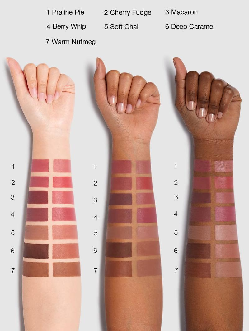 SHEGLAM GLAM 101 Lipstick & Liner Duo-DEEP CARAMEL Matte Nude Makeup Lipliner