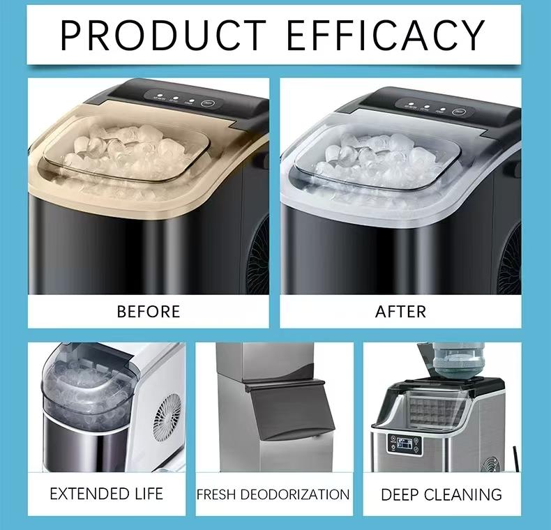 Citric Acid Ice Machine Cleaner Tablets - 12 Pack, Deep Cleaning & Descaling Household Cleaner Tablets Citric Acid Ice Machine Cleaner Tablets - 12 Pack, Deep Cleaning & Descaling Household Cleaner Tablets
