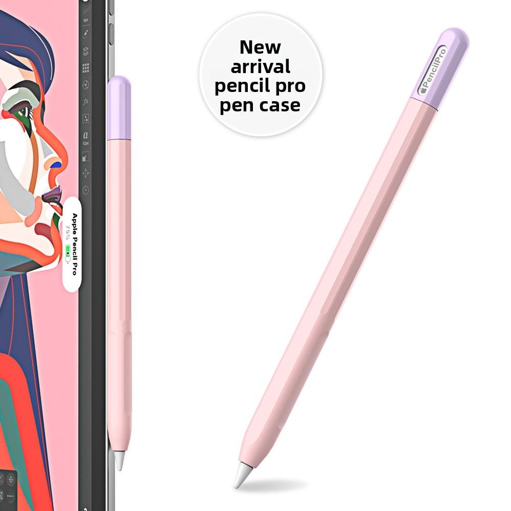 Silicone Colorful Touch Pen Case for Apple Pencil Gen 1 & 2, Anti-Slip Design, Durable and Stylish, Writing Support, Comfortable Top