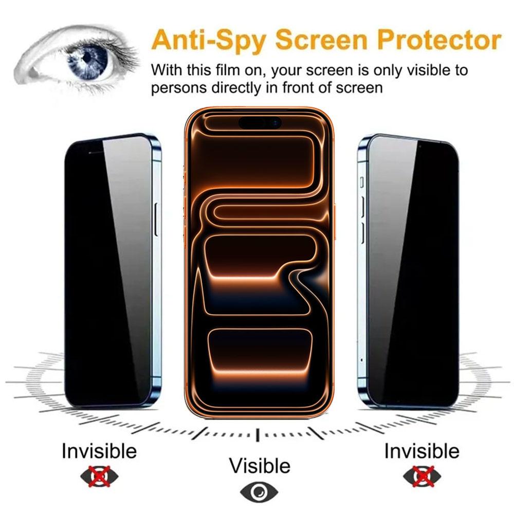4 Counts Privacy Screen Protector for iPhone 17 Pro Max, Tempered Glass Screen Film for iPhone Air, High-Quality Protective Scratch-Resistant Film for iPhone 17 Protection