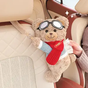 Hang-On Car Tissue Holder, Car Interior Accessories - Adorable Design, Easy Installation, Tissue Storage, High-End Decoration for All Vehicles