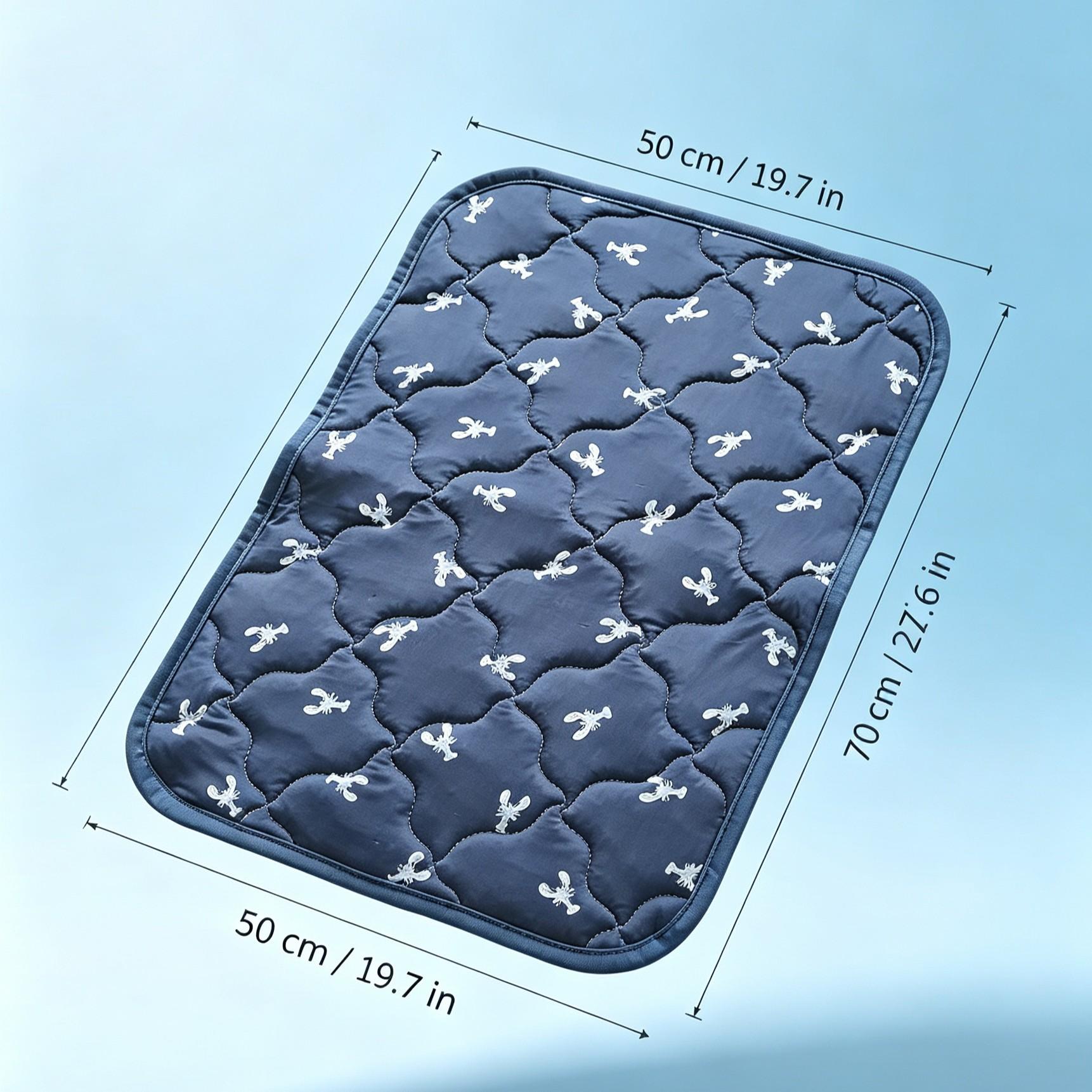 100 Dog Mat Cat Pad Cool Sensation, Nylon Material, Ideal for Dogs & Cats, Comfortable Pet Bedding, Durable and Easy to Clean