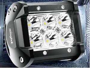 Nilight 22Inch 120W Spot Flood Combo Led Light Bar 2PCS 4Inch 18W Spot LED Pods Fog Lights with 16AWG Wiring Harness Kit-2 Leads light bar harness kit-2 light pod fog boat   dealsforyoudays