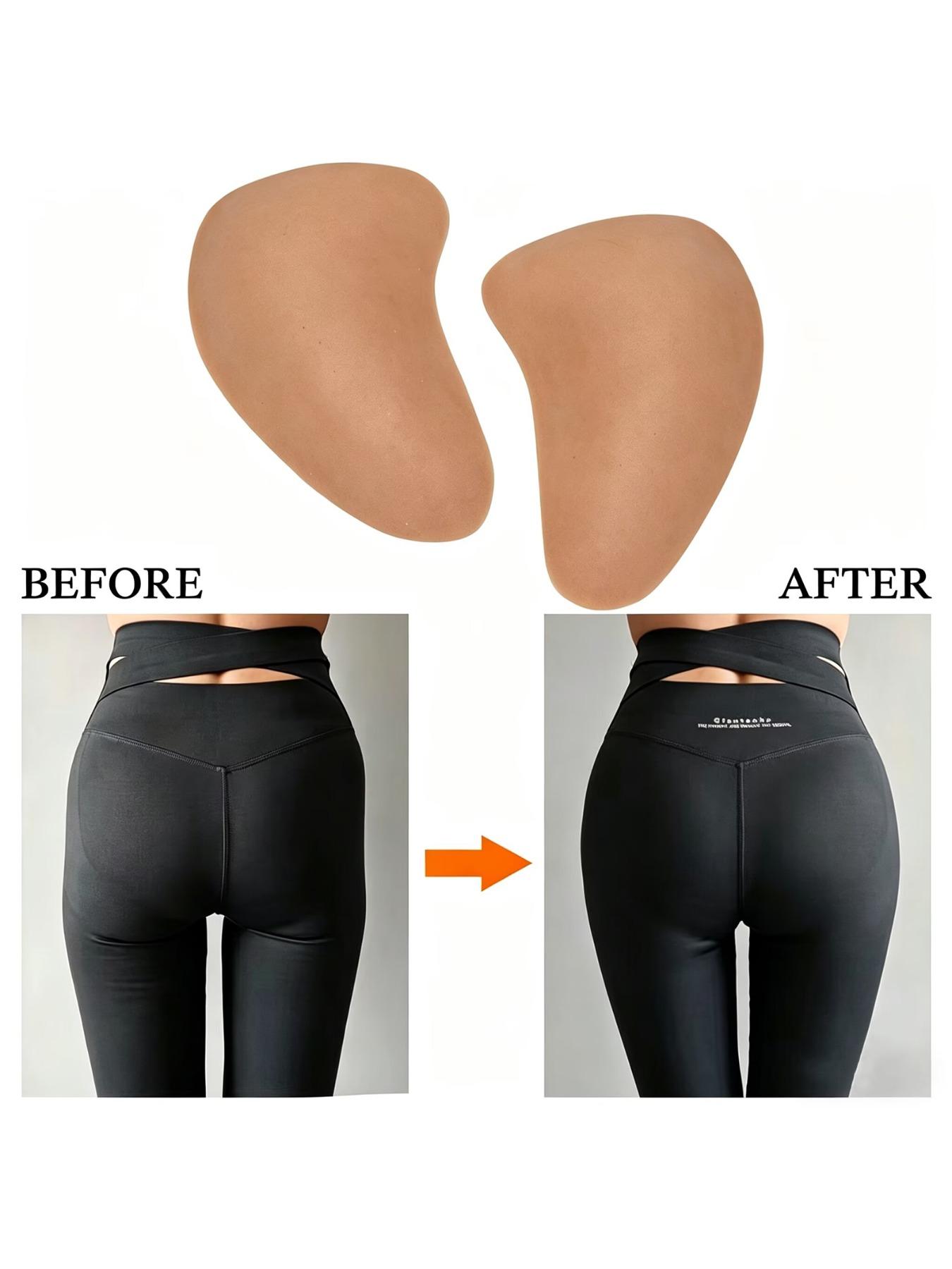 Pair of Silicone Hip Pads Thickened Design for S Shape Body Enhance Curves and Confidence