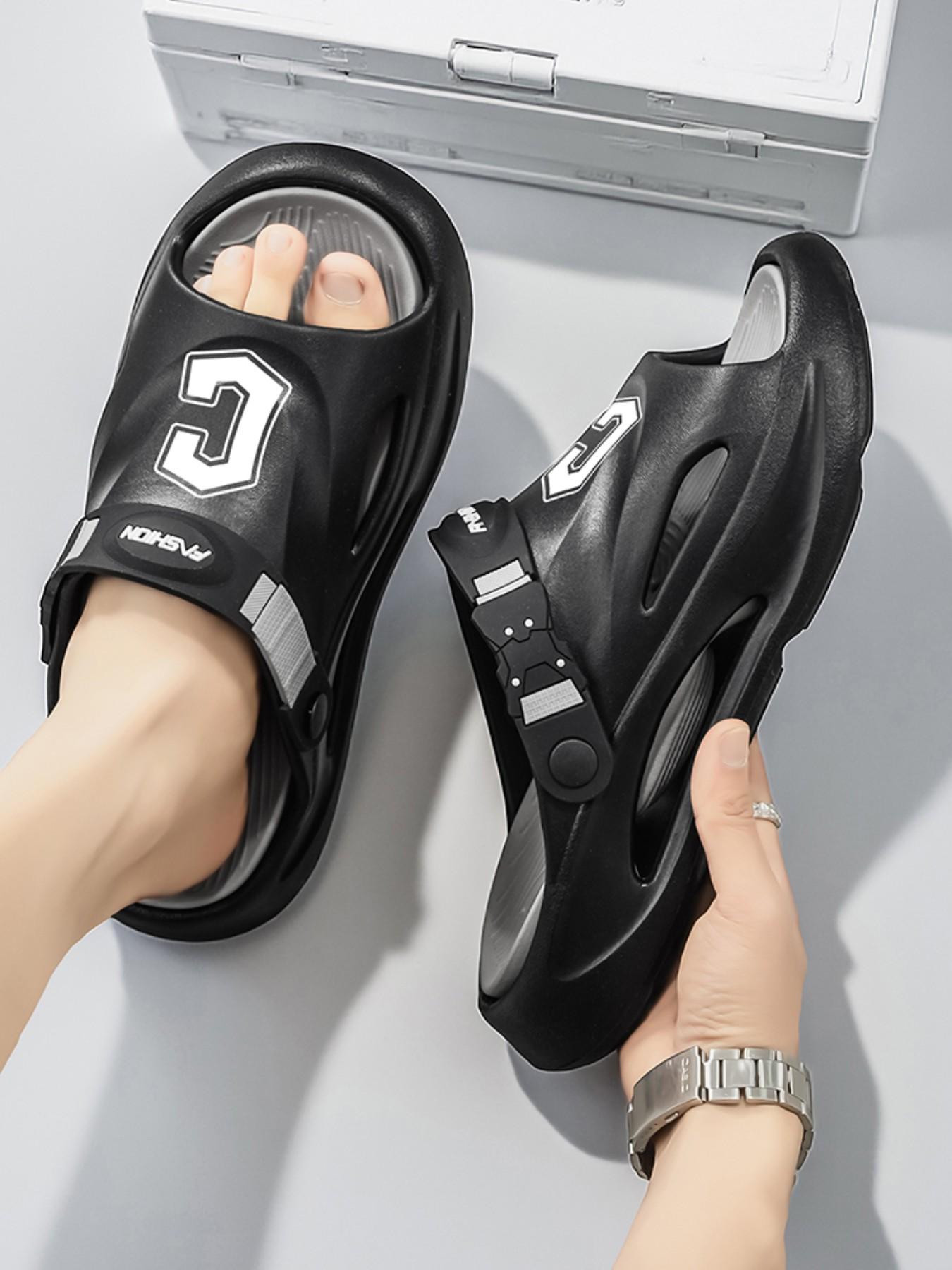 Men's Summer Sandals 2026 New Arrival, Comfortable Thick Sole Anti-Slip Beach Shoes, Dual Color Casual Sports Slippers