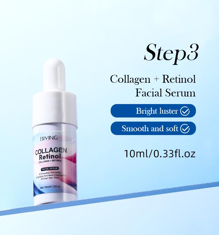 Collagen Retinol Skin Renewal Set, Firming Softening Brightening Even Tone, Skincare, Face Care Essentials