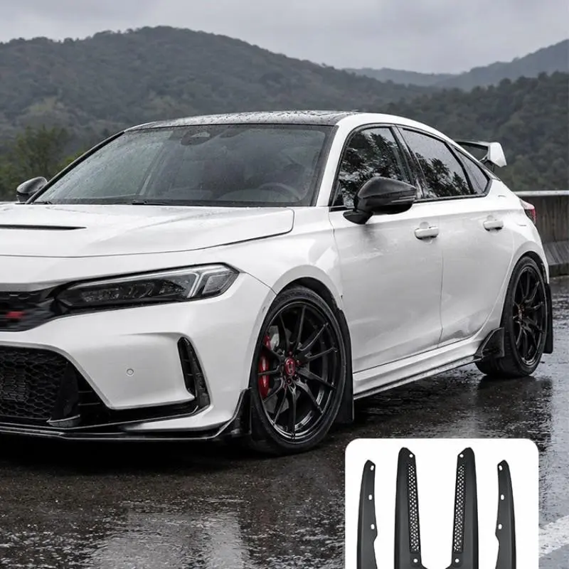 Honda Civic Fl5 Type R Dedicated Mudguard, Exterior Modification Part, Protects Car Paint From Debris, Stylish and Functional Accessory