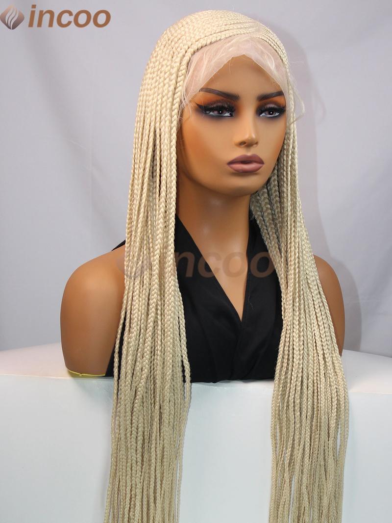 36“ Honey Blonde 613 Colored Full Lace Front Wig Cornrow Double Braided Wigs For Black Women Synthetic Side Part Box Braided Wigs Jumbo Long Faux Locs Braids Wigs Full Lace Frontal Braids Wig Side Part Knotless Cornrow Braided Lace Front Wig Twist Braided 36“ Honey Blonde 613 Colored Full Lace Front Wig Cornrow Double Braided Wigs For Black Women Synthetic Side Part Box Braided Wigs Jumbo Long Faux Locs Braids Wigs Full Lace Frontal Braids Wig Side Part Knotless Cornrow Braided Lace Front Wig Twist Braided