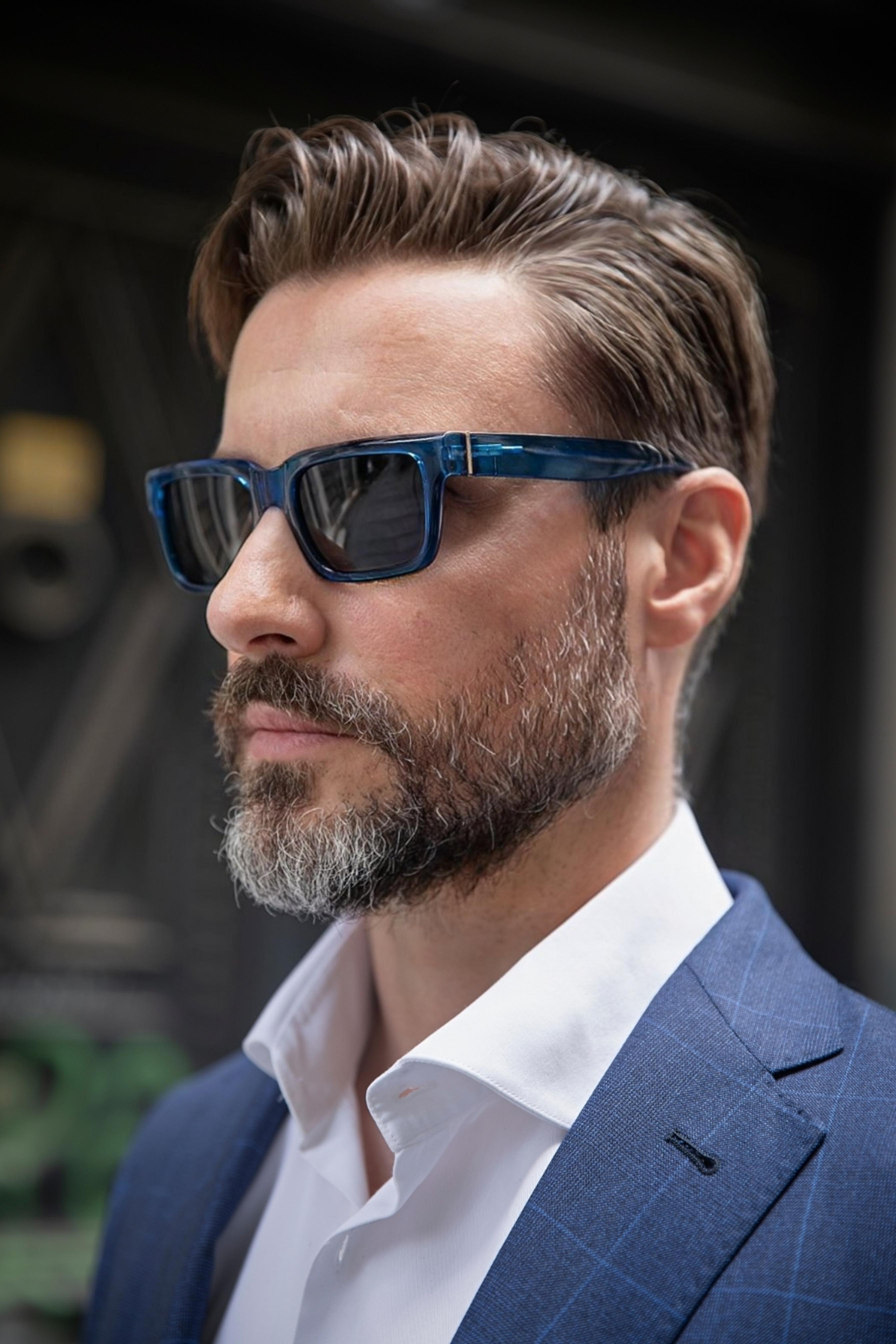 ZENOTTIC Unisex Daily Rectangle Sunglasses Luxury Thick Frame Polarized Lenses UV400 Protection Driving Outdoor Essential Back to School Gift