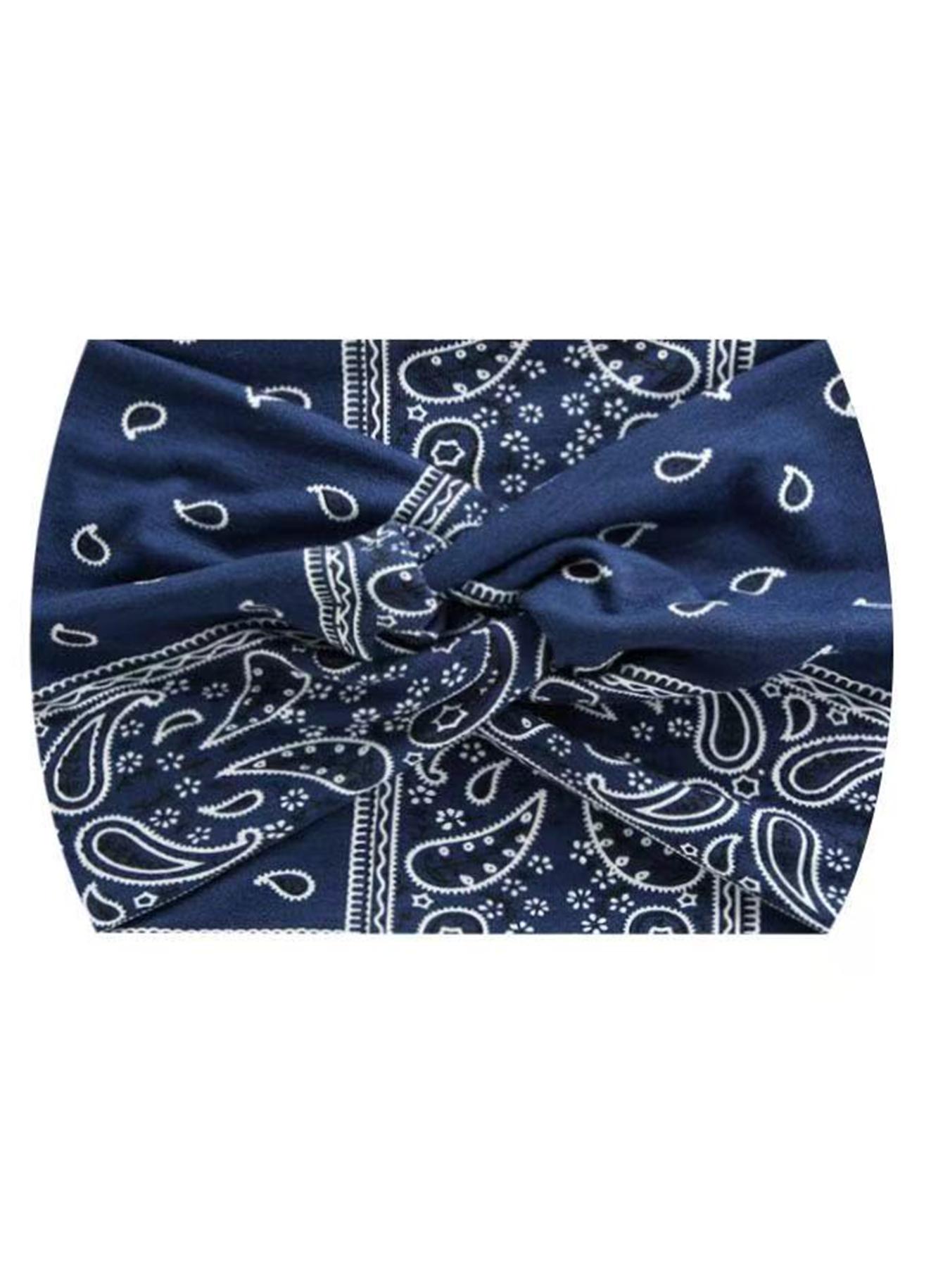 Stylish crossover bohemian hair bands with diverse patterns like leopard and paisley prints. Elastic, comfortable, non-pinching, anti-slip wide-band—must-haves for outfits. Zigzag Headband Boho