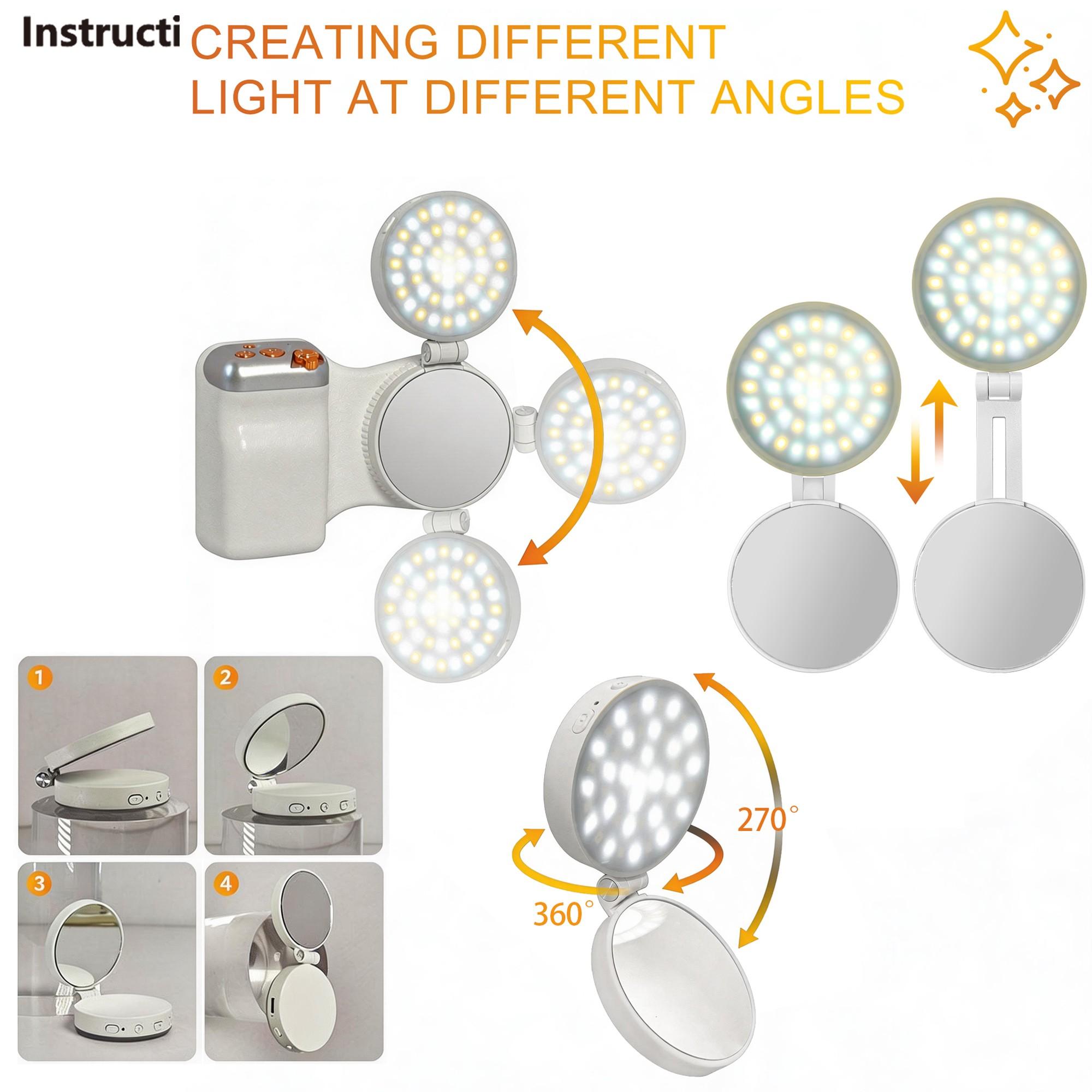 Magnetic Dslr Style Shutter Grip for iPhone and Android, Wireless Shutter Button, Beauty Filter Selfie Mirror, Perfect for Vlogging