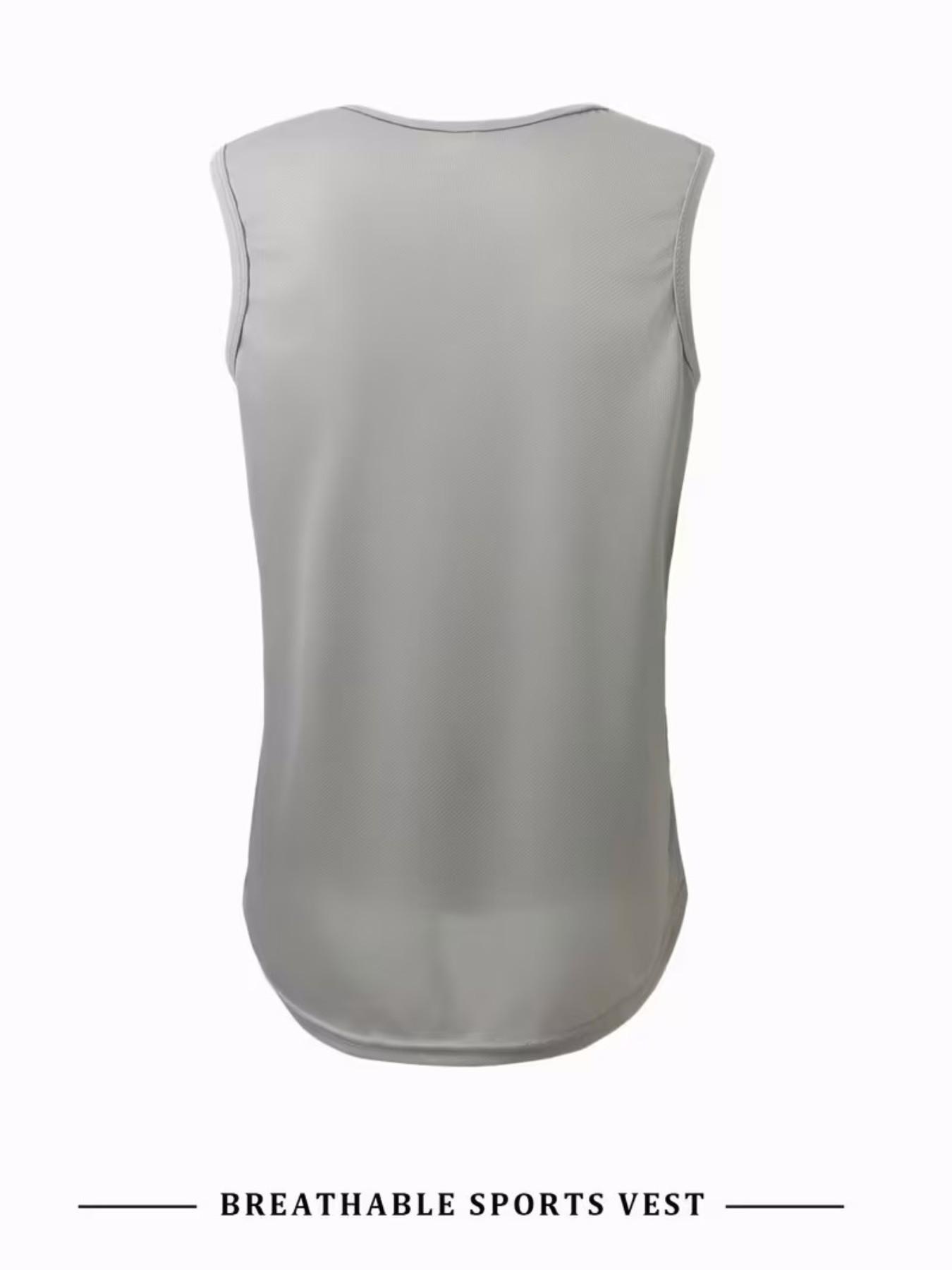 3-Pack Men's Funny Weight Lifting Stickman Print Tank Tops, Casual Sleeveless Gym Shirts, Breathable Athletic Workout Tops for Fitness