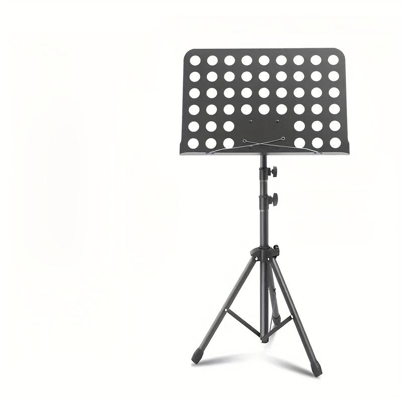 1 piece foldable bold music stand - portable music stand, universal for home/piano shop/performance, stable load-bearing music stand, stage performance, home practice