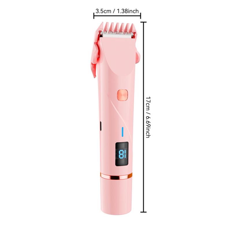 Electric Bikini Trimmer for Women, Rechargeable 2 in 1 Body & Facial Hair Removal, Waterproof Wet & Dry Use Trimmer for Women, Winter & New Year Gift, Valentine's Day Gift, Cordless Hair Trimmer