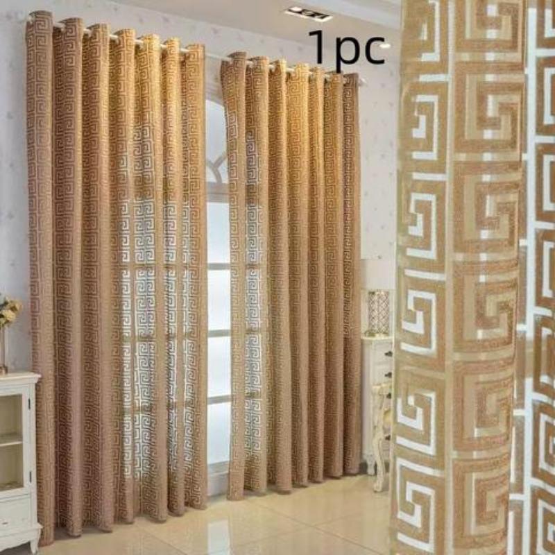 Luxurious Embroidered Lace Curtains, Top Ring Suspension, Ideal for Bedroom, Living Room, Room Divider, Home Decor