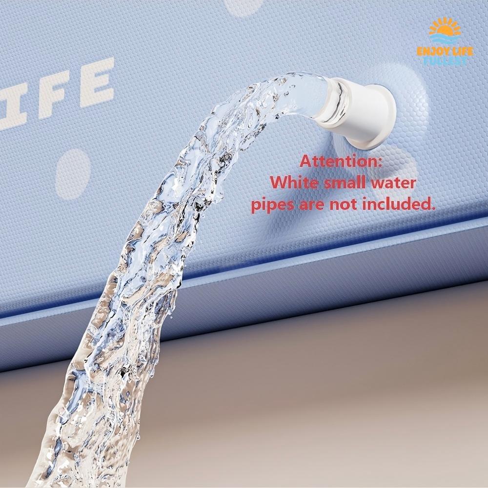 Foldable Rectangular Bathtub, Portable Freestanding Bath Tub, Space Saving Spa Bucket for Travel & Home, Multiuse Collapsible Bath Basin, Ideal for Outdoor & Festival Gift