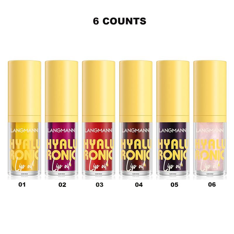 Hyaluronic Acid Lip Butter Balm, Lip Tint Balm, Moisturizing & Hydrating Lip Glaze Stick, Lip Care Products for Daily Use, Lip Treatment, Lip Oil Stick, Lip Shiner Lip Plumper Gloss, Glossy Lip Moisturizer Gloss