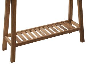 Solid Wood Console Table, Farmhouse Entryway Table, Narrow Couch Tables Behind Sofa, 2 Tiers Accent Tables for Hallway, Entrance, Foyer, Living Room