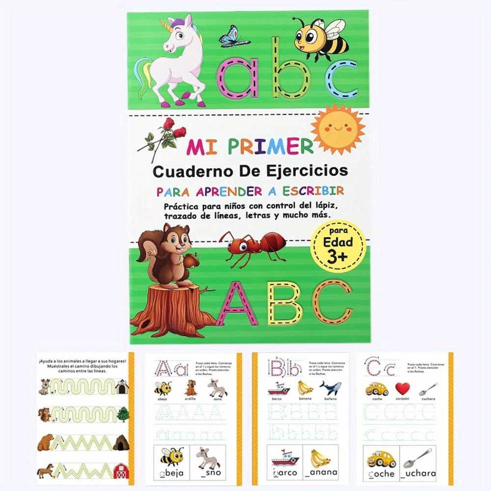 Spanish Alphabet Tracing Workbook, 32 Pages Abc Handwriting Practice ...