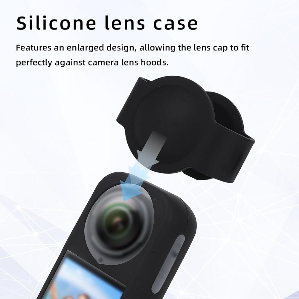 1 Set Silicone Protective Case (Body Case+ Lens Case) SetInsta 360 X4/x5, Durable Fashion Anti-Drop Scratch-Resistant, Stylish Phone Cover for Enhanced Protection