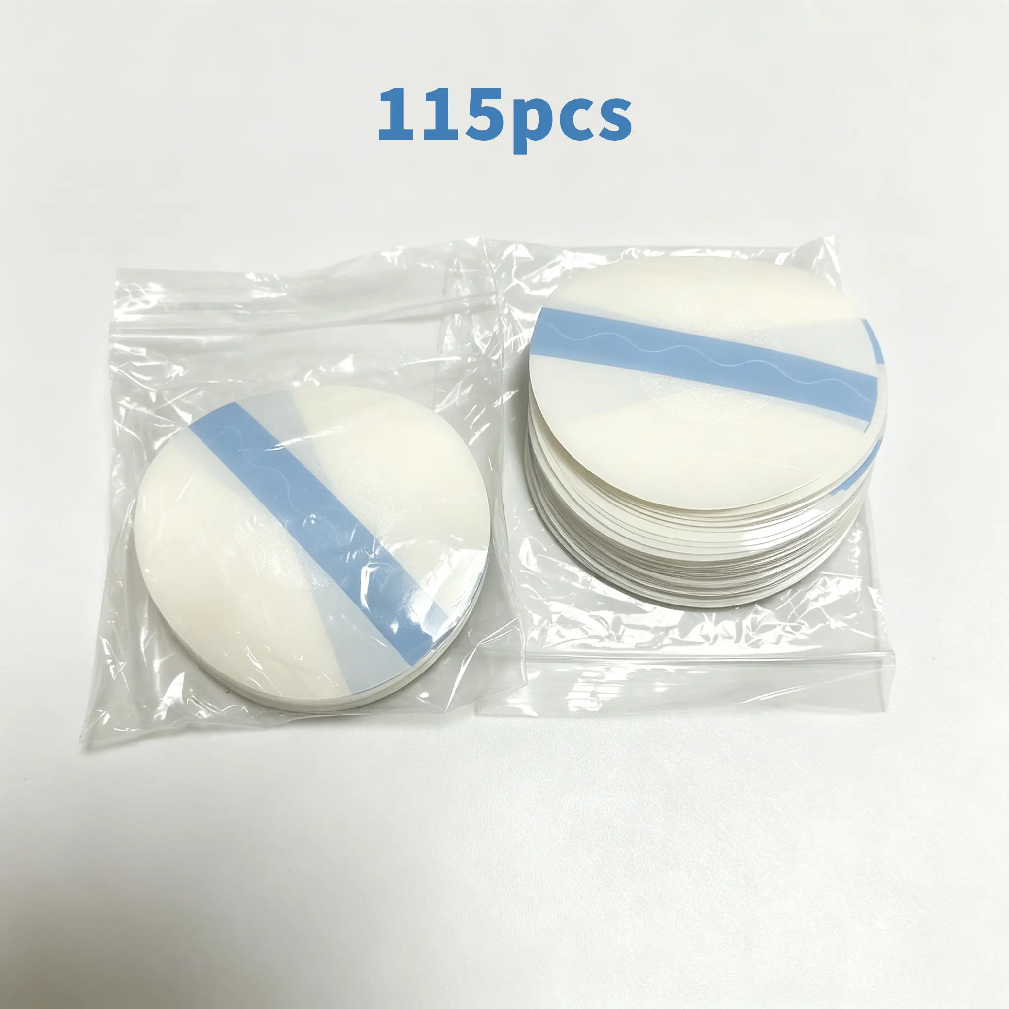 115 Count Universal CGM Overpatches for FreeStyle Libre 2/3 & Dexcom G7, 9cm/3.54inch Breathable Waterproof Sensor Tape with 4cm Non-Stick Center, Strong Adhesion Hypoallergenic Adhesive Patches to secure the sensor (Sensor Not Included)