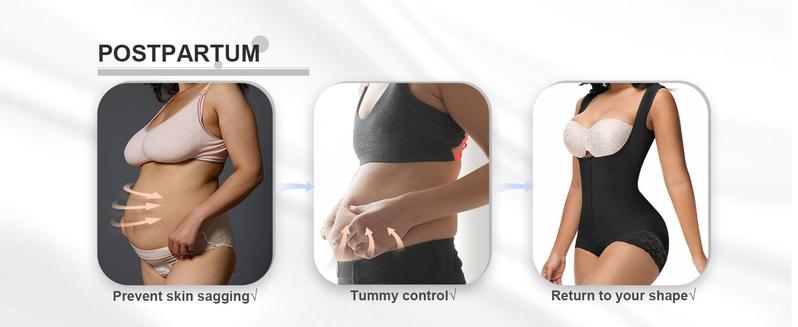 JOSHINE SHAPER Fajas Moldeadoras Shapewear Tummy Control Full Body Shaper Post Surgery Compression Garment with Invisible Zipper & Adjustable Hooks for Women Soft Adjustable Bodysuit Clothes Lace Valentine's Day Gifts JOSHINE SHAPER Fajas Moldeadoras Shapewear Tummy Control Full Body Shaper Post Surgery Compression Garment with Invisible Zipper & Adjustable Hooks for Women Soft Adjustable Bodysuit Clothes Lace Valentine's Day Gifts