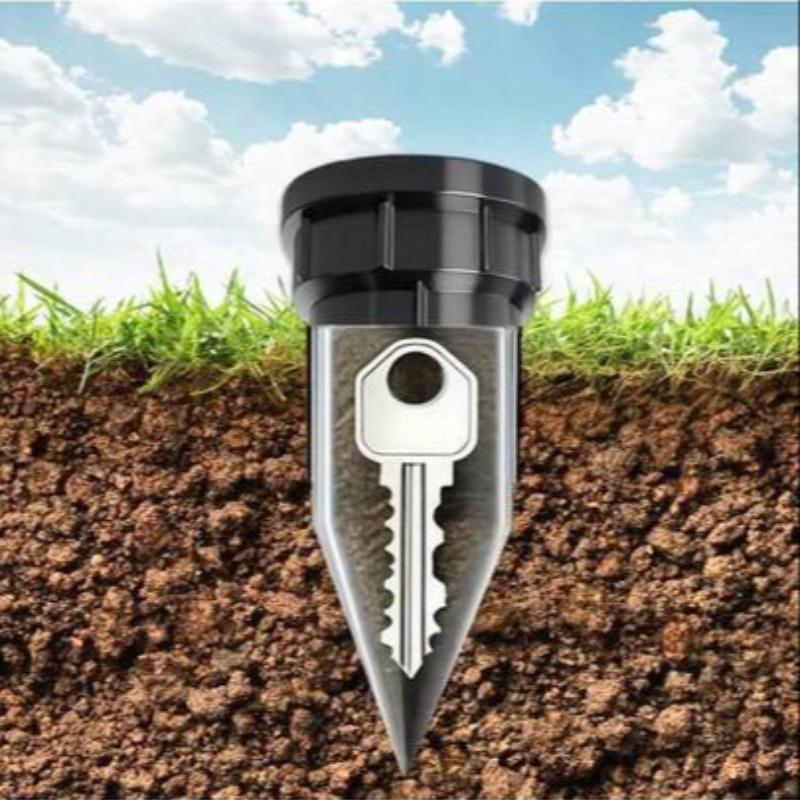 Realistic Key Hider Sprinkler, Waterproof Key Box for Outdoor Garden, Easy Installation, Corrosion Resistant, Hidden Storage Solution