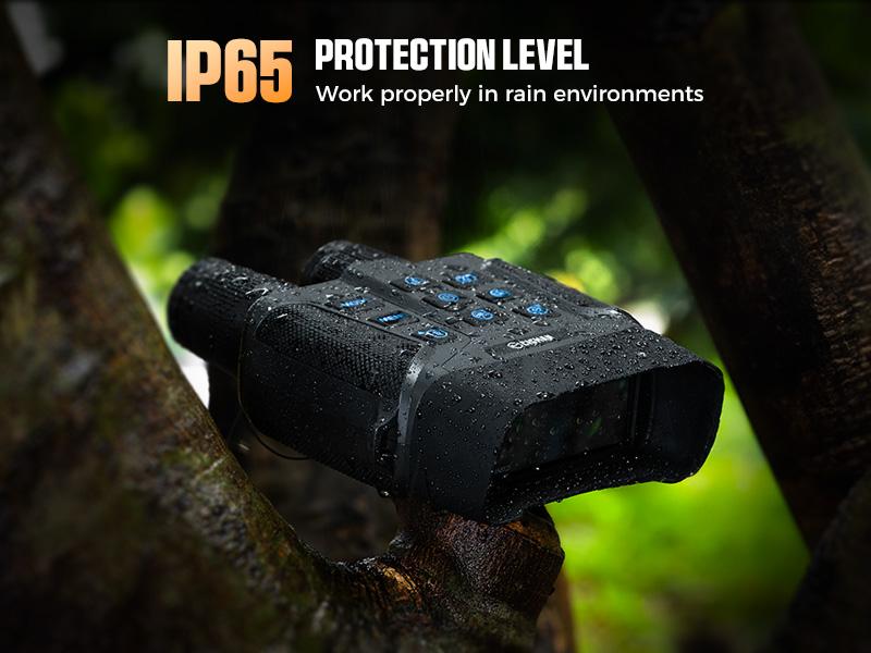 CIGMAN CNV01 4K Night Vision Goggles, Binoculars with 3.99" Large Screen, 5000mAh Battery, f/1.0 Large Aperture, Compass, 32GB Card, Flashlight, 5X Zoom,Hunting,camping,Birthday gift,gift for man,TikTokShopSpringGlowUp