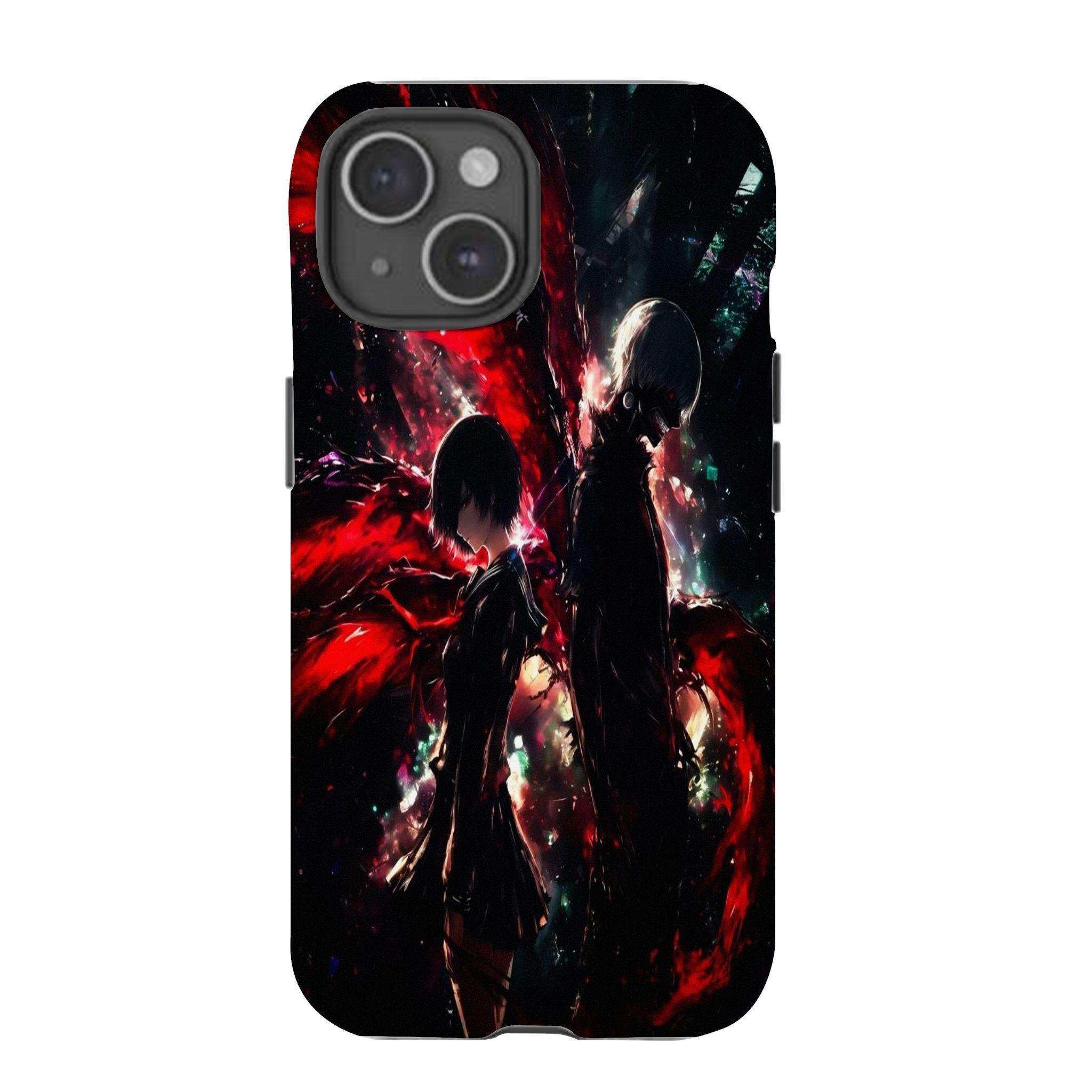Tokyo Ghoul Double-layer durable phone Cases For iPhone 17 16 15 14 13 12 Promax Pro Plus, hard shell protection ,Unique design,best Gift