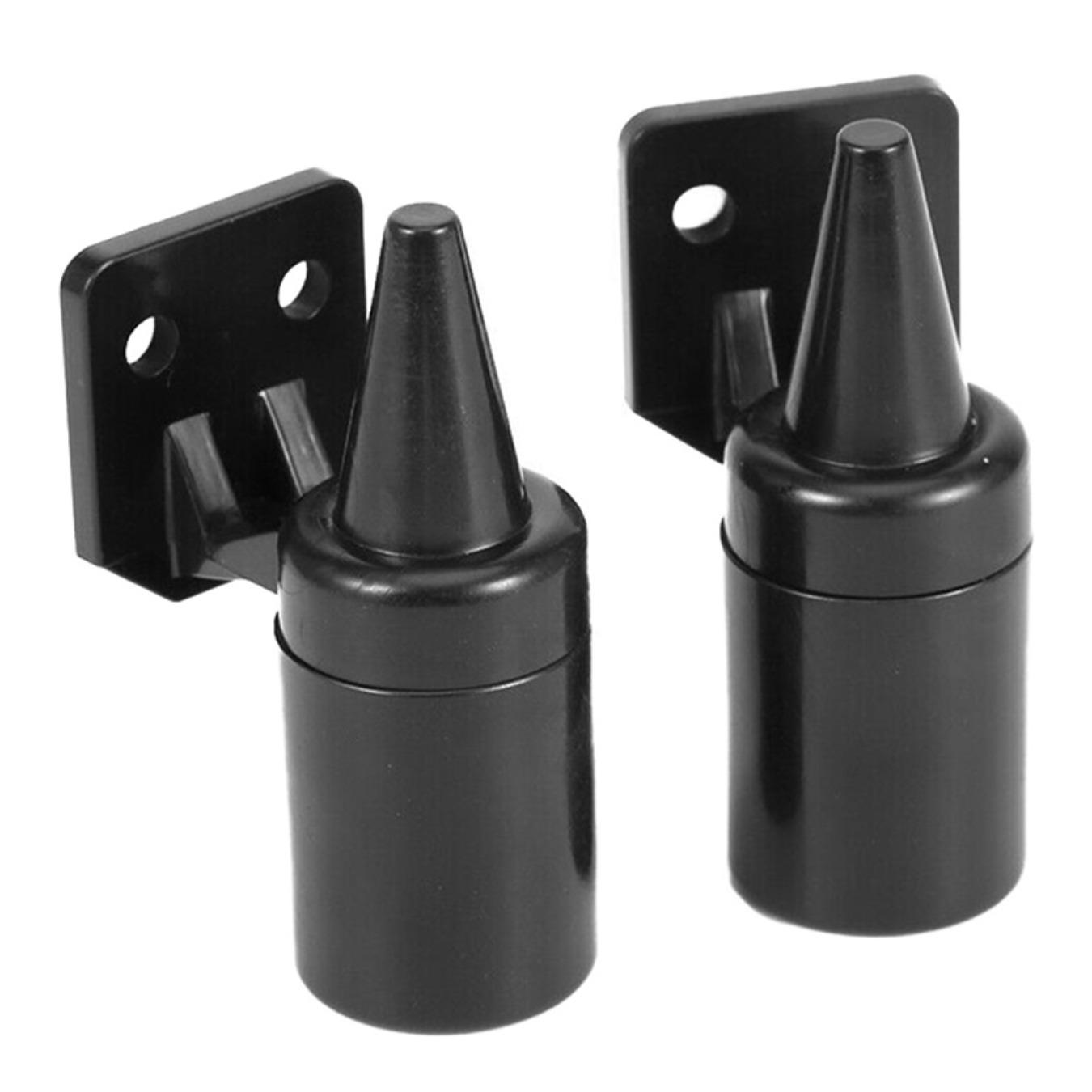 2PCS Ultrasonic Whistles Safety Sound Alarm Black Car Deer Animal Alert Warning
