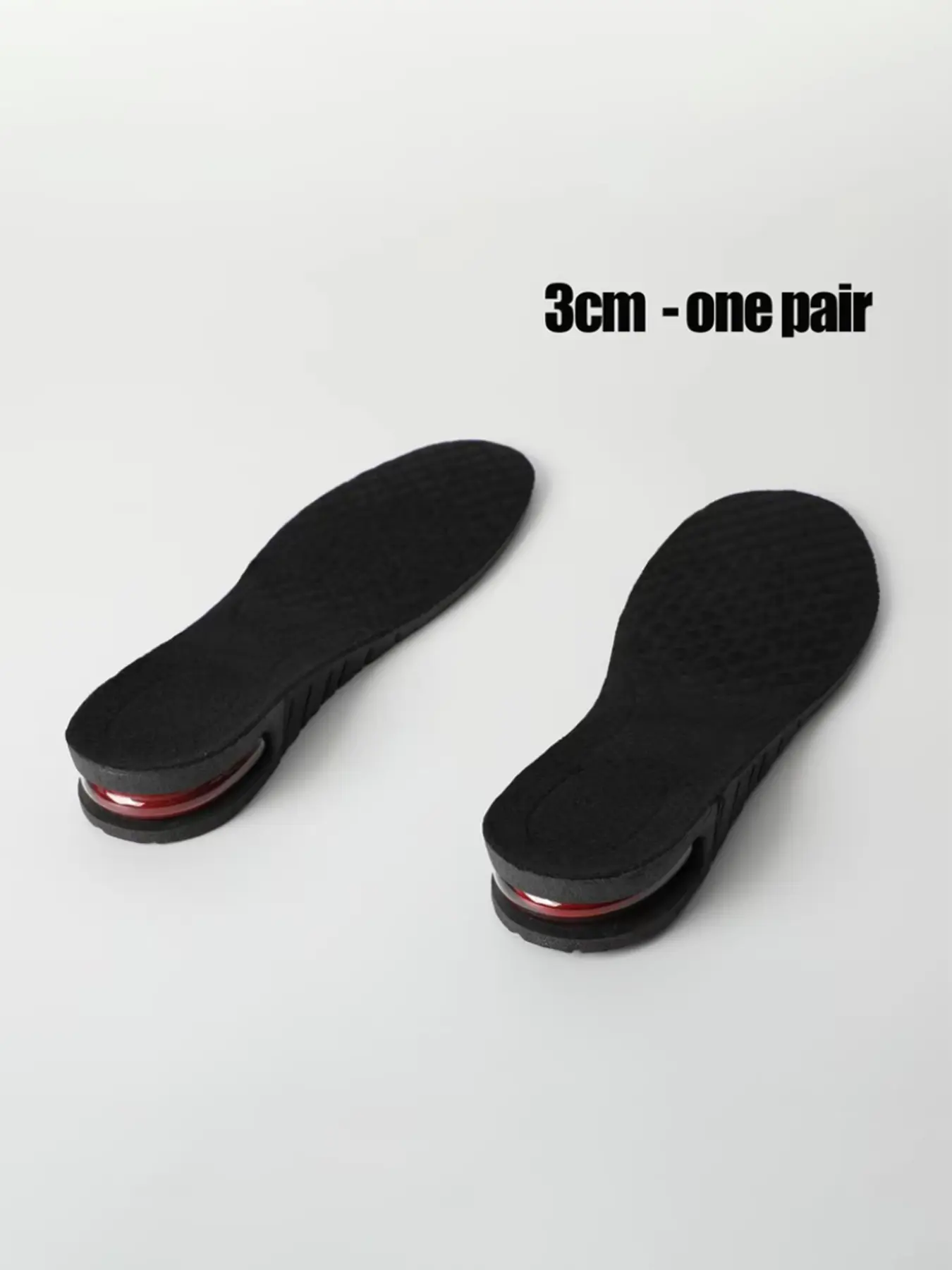 1 Pair Adjustable Height Lift Insoles | 4-Layer Air Cushion Shoe Inserts for Men Women Unisex Design Shock Absorbing Elevator Insoles for Daily Work