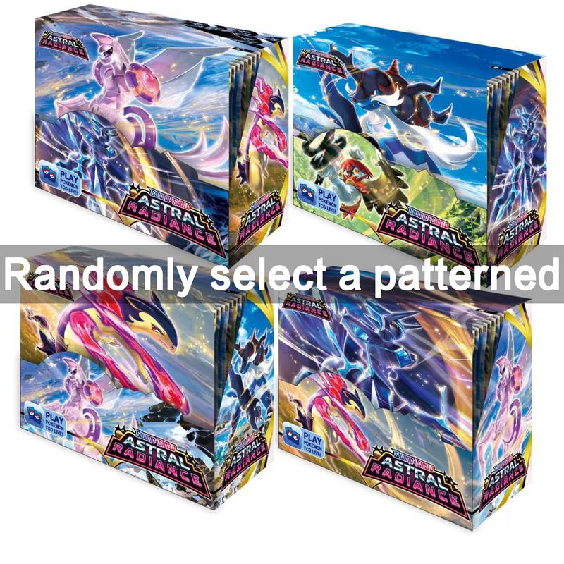360pcs Pokemon Collectible Trading Cards Mega Booster Pack, Shiny Card Series Blind Box, Evolution Scarlet, Perfect Gift for Collectors, Birthday & Holiday Present